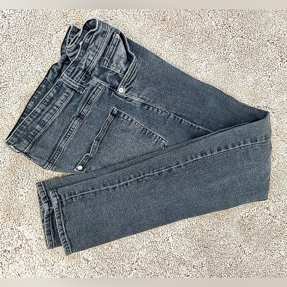 Black Faded Mens Skinny jeans
